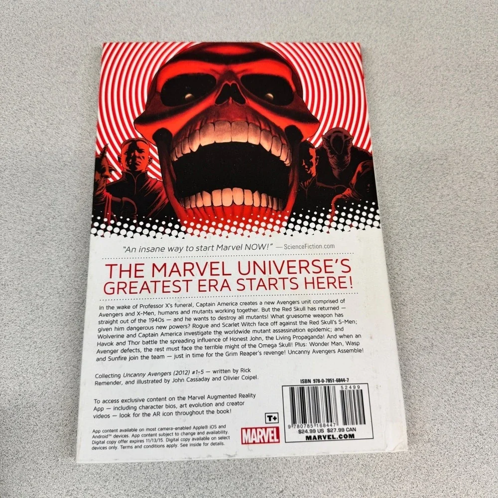 Uncanny Avengers The Red‎ Shadow Marvel NOW! HC Rick Remender Cassaday Coipel